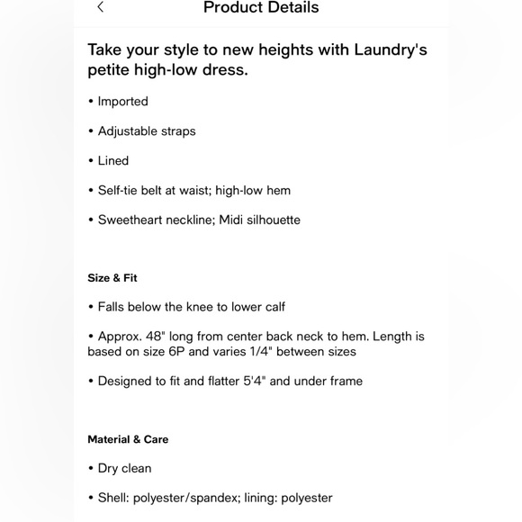 NWT Laundry by Shelli Segal Tropical Petite Midi Dress Size 10P - Picture 3 of 7